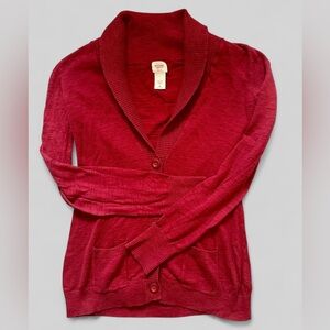 Mossimo Supply Co. Women's Deep Red Cardigan